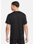 Bisiklet Yaka Düz Siyah Erkek T-Shirt DV9315-010 M Nk Df Uv Mıler Ss 3