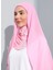 ST111-HİJABLI Şifon Oval Eşarp 36 Pembe - Pembe - 3