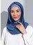 ST300-SİMLİ Abiye Hijab 14 Saks - Saks - 1