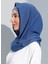 ST300-SİMLİ Abiye Hijab 14 Saks - Saks - 2