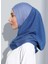 ST300-SİMLİ Abiye Hijab 14 Saks - Saks - 3