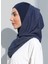 ST300-SİMLİ Abiye Hijab 03 Lacivert- Lacivert - 3