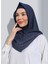 ST300-SİMLİ Abiye Hijab 03 Lacivert- Lacivert - 4