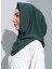 ST300-SİMLİ Abiye Hijab 21 Zümrüt - Zümrüt Yeşili - 2
