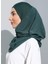 ST300-SİMLİ Abiye Hijab 21 Zümrüt - Zümrüt Yeşili - 3