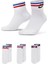 Beyaz Unisex Çorap DX5080-100 Ankle Socks (3 Pairs) 1