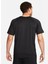 Siyah - Gri - Gümüş Erkek Yuvarlak Yaka Regular Fit T-Shirt DV9815-010 M Nk Df Ready Ss 2