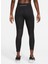 Siyah - Gri - Gümüş Kadın Dar Paça Slim Fit Tayt FB7612-010 W Nk Aır Fast Df Mr 7/8 2