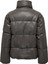 Gümüş Kadın Mont Onlanja Faux Leather Oversıze Puffe 2
