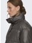 Gümüş Kadın Mont Onlanja Faux Leather Oversıze Puffe 4