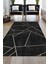 Dijital Salon Halısı Star Pamuk Kaymaz Taban Modern Shavonne Siyah 1