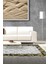 Dijital Salon Halısı Yıldız Deri Kaymaz Taban Saçaklı Modern Doreen Sarı 1