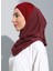ST300-SİMLİ Abiye Hijab 06 Bordo - Bordo - 2