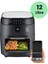 Air Fryer 12 Litre Siyah Oven Akıllı Fritöz 1