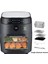 Air Fryer 12 Litre Siyah Oven Akıllı Fritöz 4