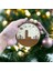 Iskandinav Tarzı L Harfi Yılbaşı Ağaç Süsü, Kişiselleştirilmiş Minimalist Noel Baba Desenli Çam Ağacı Süsü 2