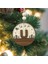 Iskandinav Tarzı U Harfi Yılbaşı Ağaç Süsü, Kişiselleştirilmiş Minimalist Noel Baba Desenli Çam Ağacı Süsü 1