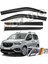 Opel Combo 2019 ve Sonrası Cam Rüzgarlığı 4lü 2