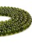 Peridot Doğal Taş Parlak Küre Kesim 8mm Dizi 1