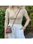 Crop T-Shirt Bej 3