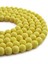 Lav Taşı Doğal Taş Mat Sarı Küre Kesim 8mm Dizi 1