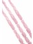 Pembe Kuvars Doğal Taş Silindir Kesim 7X12MM Dizi 2