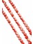 Sedef Doğal Taş Parlak Açık Kırmızı Daire Kesim 9X3MM Dizi [ab+] 2