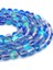 Termal Kuvars Doğal Taş Mavi Küre Kesim 8mm Dizi 1
