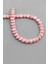 Mercan Doğal Taş Pembe Daire Rondela Kesim 7X3MM Dizi 1