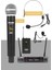 Lv-502EH UHF Dijital 2x30 Kanal Çiftli EL Yaka Headset Telsiz Kablosuz Mikrofon 2