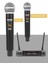Lv-502EE UHF Dijital 2x30 Kanal Çiftli EL Telsiz Kablosuz Mikrofon 2