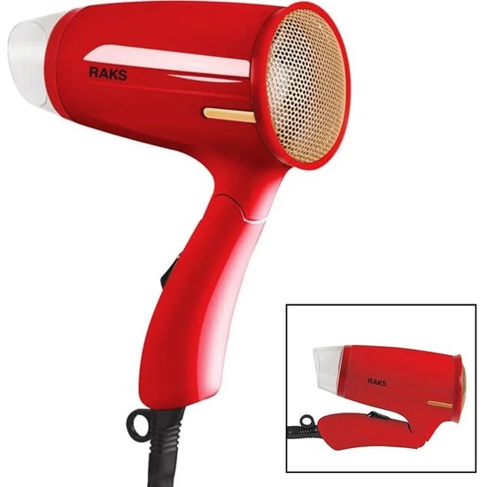 Raks Mabel Seyahat Tipi Katlanır Saç Kurutma Makinesi 1000W