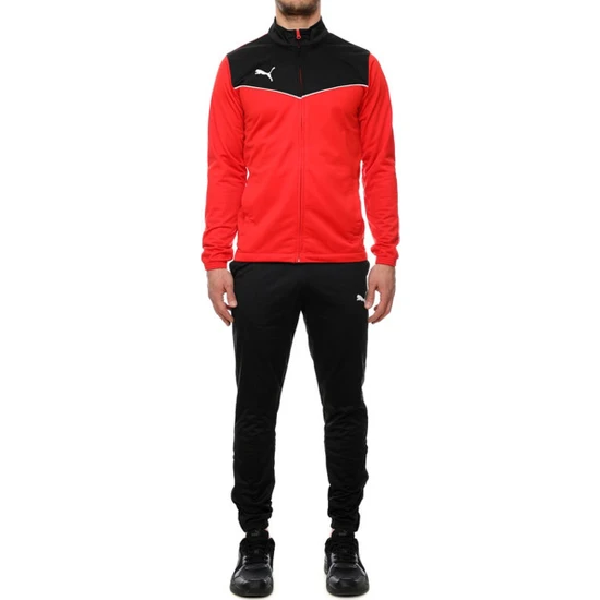 Puma İndividualrıse Tracksuit Puma Red-Puma B Kırmızı Erkek Eşofman 65753401