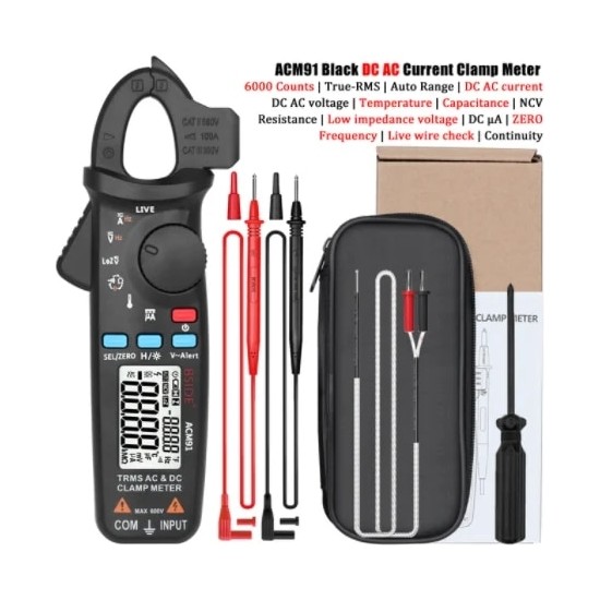 ACM91BLACK ACM91 Dijital Ac/dc Akım Pens Metre True Rms Fiyatı