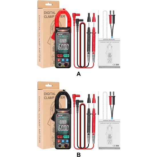 Kırmızı Aneng ST212 Kelepçe Multimetre Arka Işık Test Cihazı Fiyatı