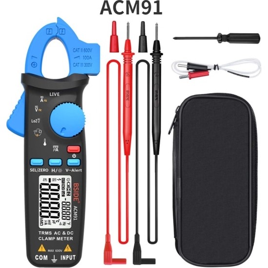ACM91-BLUE Bsıde ACM91 Dijital Ac/dc Akım Pens Metre Fiyatı
