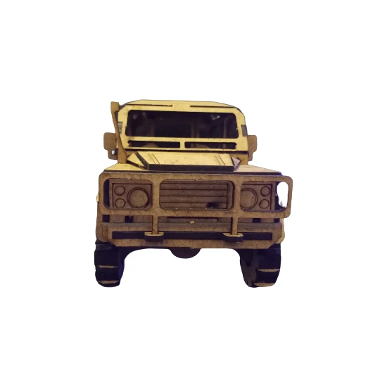 TLR Hobi Tlrhobi Land Rover Defender Ahşap Lazer Kesim Araba Yapım Kiti