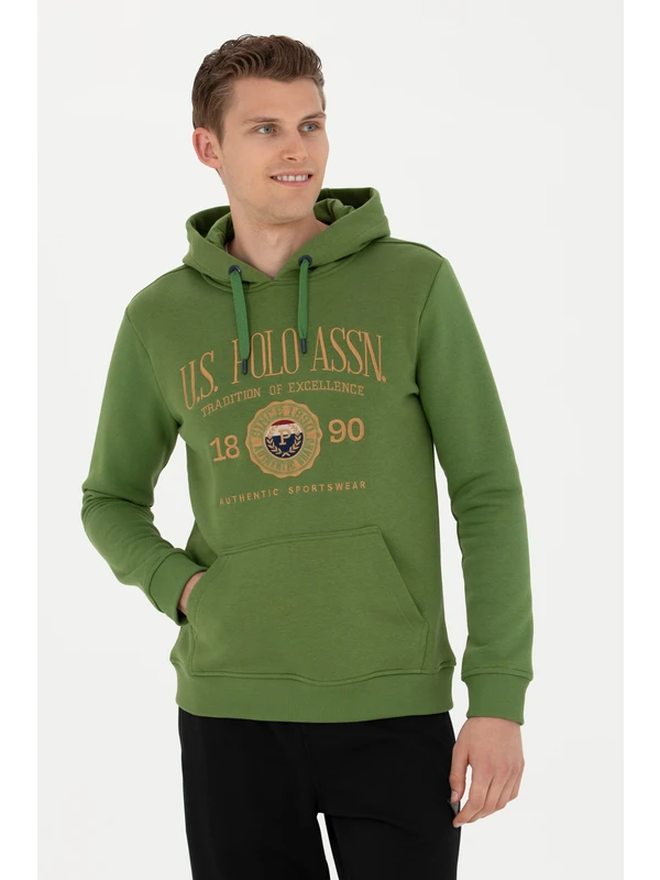 U.S. Polo Assn. Erkek Yeşil Sweatshirt 50270786-VR054