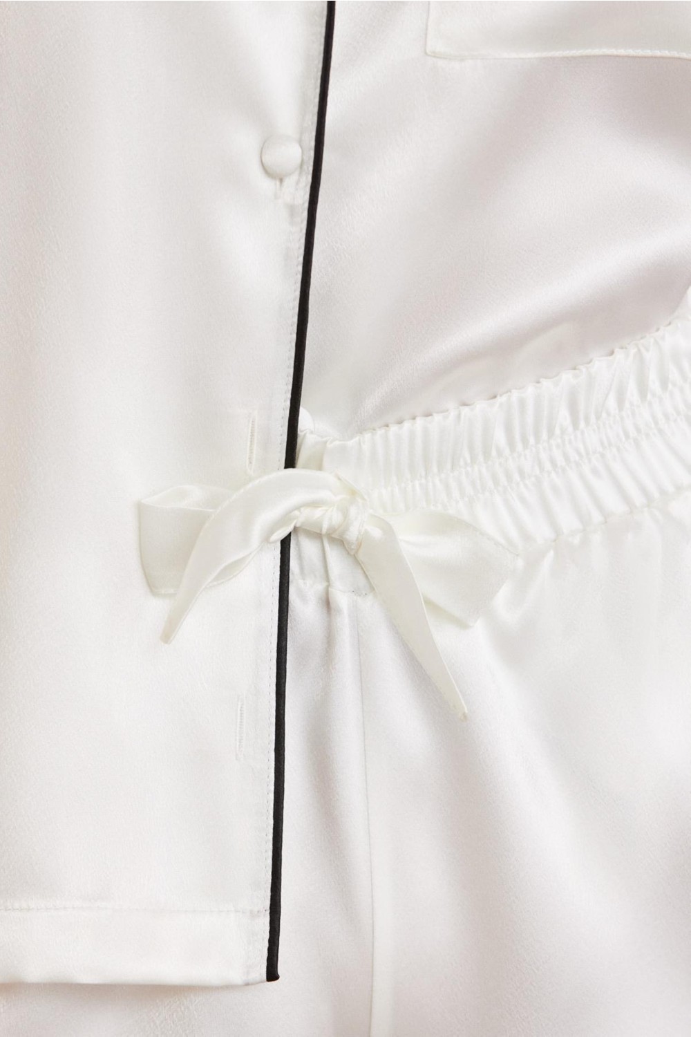 Pierre Cardin Saten Biyeli Pijama Takımı - 1205 görsel 3