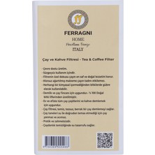 FERRAGNI Home Porcellana Firenze ÇAY ve KAHVE FİltRESİ 35 PAKET (1050 Adet) BÜYÜK BOY