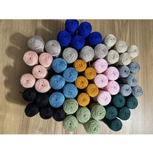 Yıldız Ticaret Polyester Makrome Ip (3 mm - 100 Gr) Sepet Ipi , Çanta Ipi , Puset Ipi , Örgü Ipi , Paspas Ipi