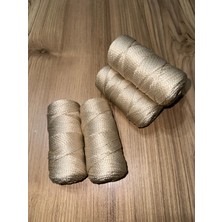 Yıldız Ticaret Polyester Makrome Ip (3 mm - 100 Gr) Sepet Ipi , Çanta Ipi , Puset Ipi , Örgü Ipi , Paspas Ipi