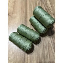 Yıldız Ticaret Polyester Makrome Ip (3 mm - 100 Gr) Sepet Ipi , Çanta Ipi , Puset Ipi , Örgü Ipi , Paspas Ipi