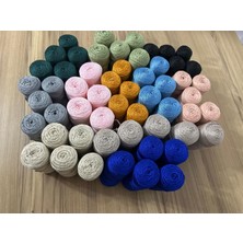 Yıldız Ticaret Polyester Makrome Ip (3 mm - 100 Gr) Sepet Ipi , Çanta Ipi , Puset Ipi , Örgü Ipi , Paspas Ipi