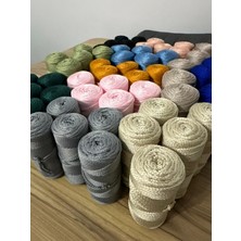 Yıldız Ticaret Polyester Makrome Ip (3 mm - 100 Gr) Sepet Ipi , Çanta Ipi , Puset Ipi , Örgü Ipi , Paspas Ipi