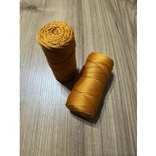Yıldız Ticaret Polyester Makrome Ip (3 mm - 100 Gr) Sepet Ipi , Çanta Ipi , Puset Ipi , Örgü Ipi , Paspas Ipi