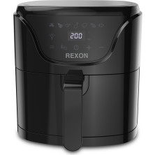 Rexon Hot Aır Fryer Siyah 5 Litre