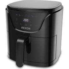 Rexon Hot Aır Fryer Siyah 5 Litre