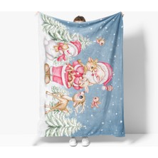 Erays Home Yılbaşı & Christmas Desenli Polar Tv Battaniyesi