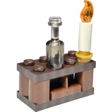 LEGO Harry Potter Mikro Yapılar - Day 14 - Table With Candle And Bottle (Hog's Head Inn)